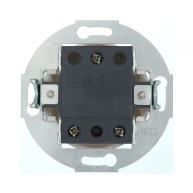 Переключатель рычажковый (проходной выключатель) с индикатором (белый)